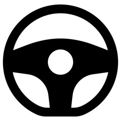 gz735 GrafikZeichnung - german - Auto / Lenkrad Symbol. - english - test drive - car / automobile - steering wheel icon. - black - simple template - square xxl g9077