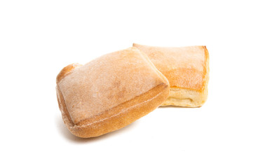 italian bread isolated