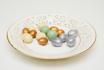 holiday sweets on the saucer