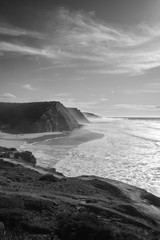 Amazing beach in the portuguese coastline. Sao Juliao beach in Ericeira