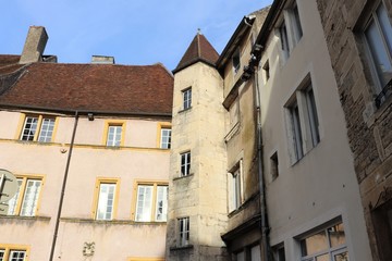 Maisons typiques à Dole - ville de Dole - département du Jura - France