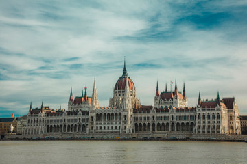 Fototapeta premium Budapest Parliament Building against the sky