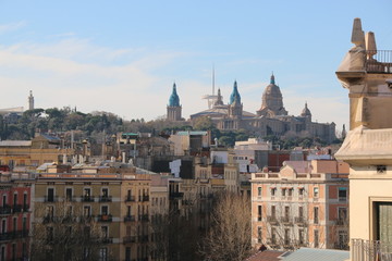 Vista del barrio de Sant Antoni en Barcelona