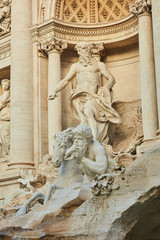 Obraz premium sculpture. trevi fountain in rome