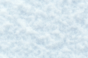 Texture of natural snow. Top view of the snow.