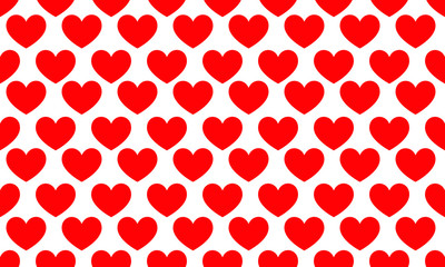 seamless background with hearts
