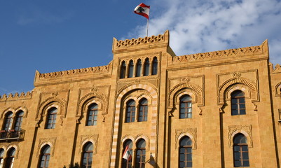 Obraz premium Parlamentsgebäude in Beirut