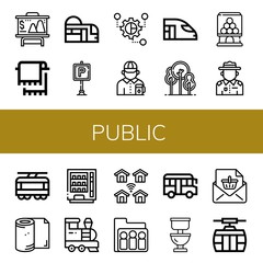 public icon set