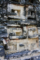 maya glyphs at Becan archaeological ruins