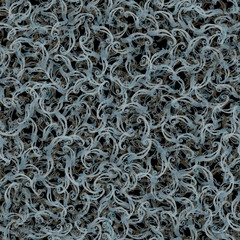 Seamless background with intricate multilayer wavy patterns. Translucent multicolored curls with a color gradient intertwined in a fancy futuristic complex twisted ornament