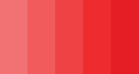 Red color palette vector illustration