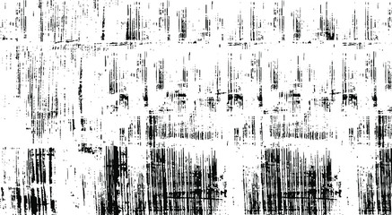 Rough black and white texture vector. Distressed overlay texture. Grunge background. Abstract textured effect. Vector Illustration. Black isolated on white background. EPS10.
