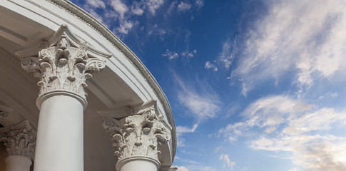 Capitals of columns