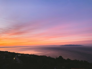 Colorful sky background