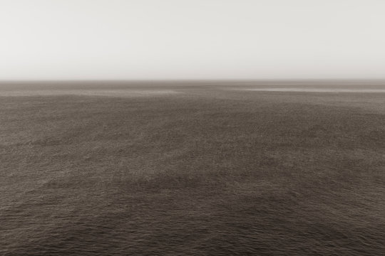 Point Reyes National Seashore, California,View from above of vast seascape at dusk, Pt. Reyes National Seashore, California