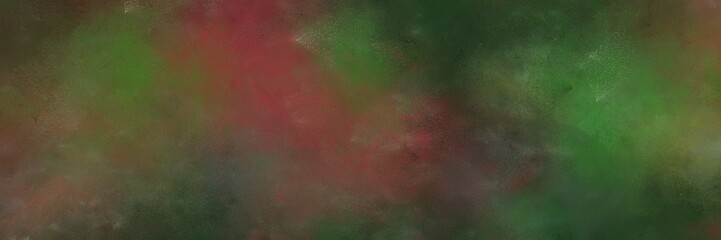 dark olive green, sienna and very dark green colored vintage abstract painted background with space for text or image. can be used as background or texture