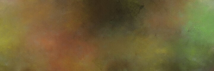 pastel brown, dark olive green and gray gray colored vintage abstract painted background with space for text or image. can be used as header or banner