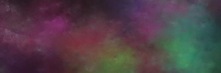 colorful distressed painting background texture with old mauve, sea green and dim gray colors and space for text or image. can be used as background or texture