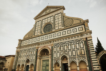 Santa Maria Novella is a church in Florence, Italy. Chronologically, it is the first great basilica in Florence, and is the city's principal Dominican church.