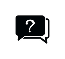 Question icon sign symbol vector logo template
