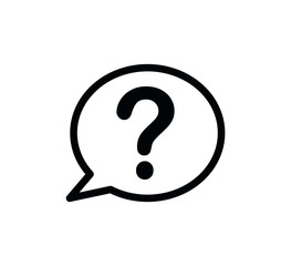 Question icon sign symbol vector logo template