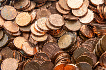 European Union money - 1 cent.