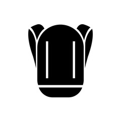 Backpack icon, logo isolated on white background