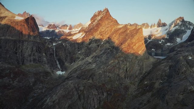 Mountains at Narsaq Kujalleq, South Greenland 