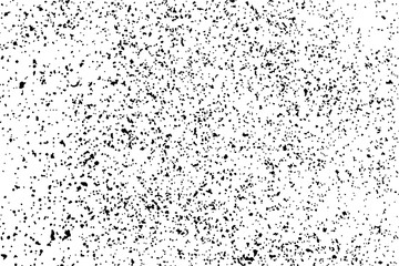 Black Grainy Texture Isolated On White Background. Dust Overlay. Dark Noise Granules. Digitally Generated Image. Vector Design Elements, Illustration, Eps 10.