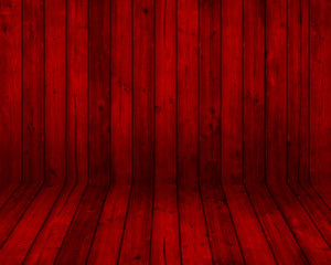 old wood background red