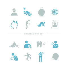 SICKNESS ICON SET