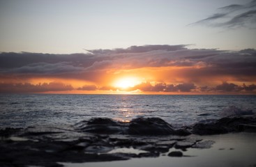 sunrise over the sea