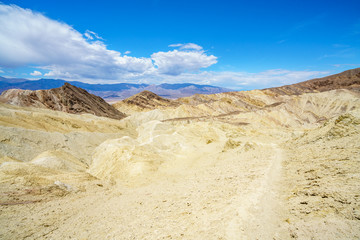 hikink the golden canyon - gower gulch circuit in death valley, california, usa