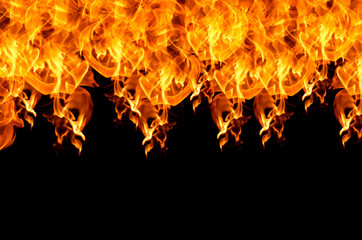 Flame heat fire abstract background