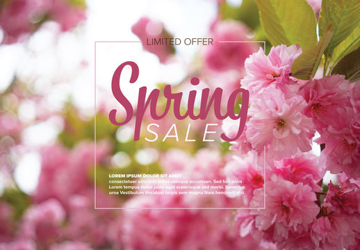 Spring Sale Flyer Layout