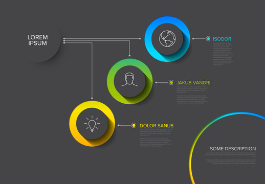 Three Part Infogtaphic Layout