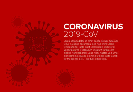 Flyer Template with Coronavirus Information