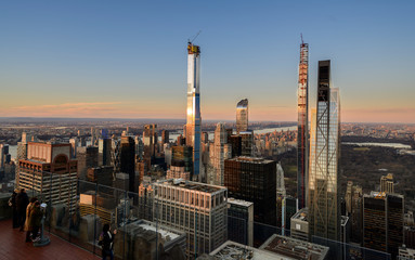 New York City skyline, Manhattan, New York, USA.