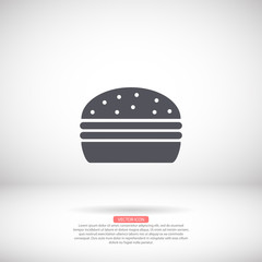 Burgeicon, burgevector vector icon , lorem ipsum Flat design