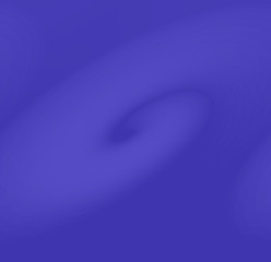 Abstract oval spiral shape in royal blue