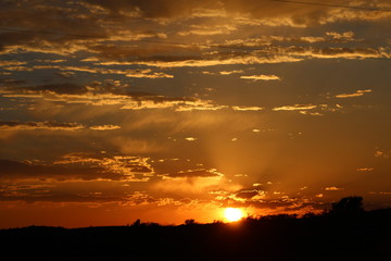 Sunset clouds