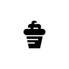 Vector illustration, cupcake icon design