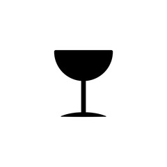 Vector illustration, wine glass icon design