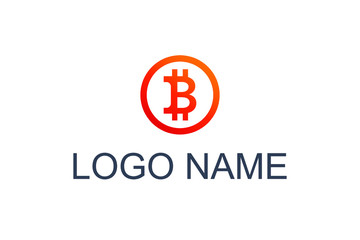 logo Bitcoin vector logo icon