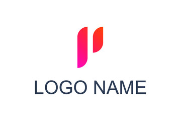 logo letter P vector 