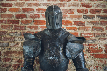 Ancient medieval knight armor