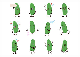 Mul'tyashnyy personazh ogurchik.