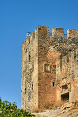 Blanks Venetian fortress walls on the island of Crete.