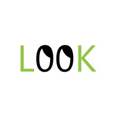 initial look, new look logo vector