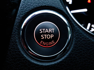 Car Push Start-Stop Engine Button